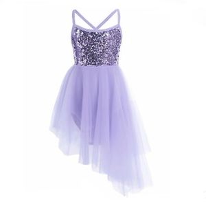 Iefiel Sequined Assymetrical Ballet Dress